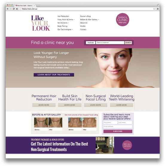 Like Your Look Cosmetic Surgery Clinic Locater